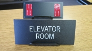 Elevator Room Sign