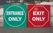 Entrance Exit Only
