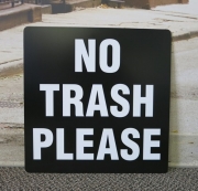 No Trash Please