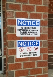 Notice Signs