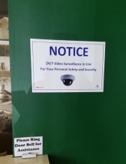 Notice Surveillance Sign