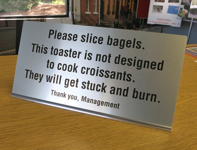 Breakfast Table Sign