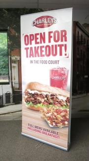 Charleys Double-Sided Banner