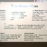 Golf Course Menu Board