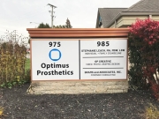 Optimus Prosthetics Directory Sign