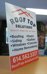 Rooftop Tabletop Sign