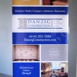 Construction Company retractable banner display