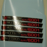 Lettering as decals