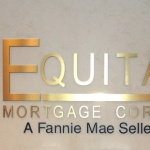 Equitable Mortgage Dimensional Lettering