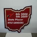 Custom Routed Award Signage