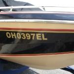 Boat lettering per ODNR Regs