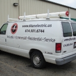 Work Vehicle Print Graphic and Lettering