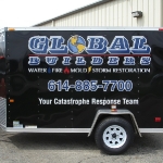 Global Builders multicolor cut decals