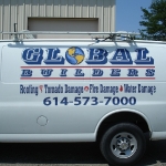 Global Builders Logo Graphics and Cut Vinyl