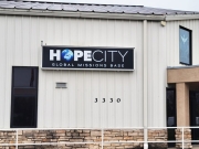 Hope City Lit Sign
