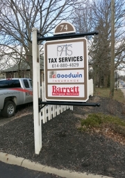 Tax Services Sign