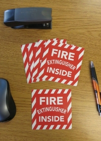 Fire Extinguish Labels