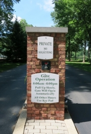 Gate Operation Sign