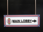 Lobby Sign with Dimensional Lettering