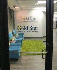 Gold Star Mortgage Lettering and Sign