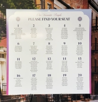 K and J Seating Arrangements