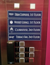 Elevator Level Nameplates