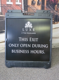 Luxe Open Exit