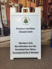 York Golf Club Facilities Closed