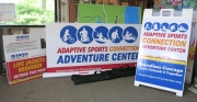 Adaptive Sports Water Event Signs