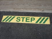 Alumigraphics outdoor surface skid resistant print