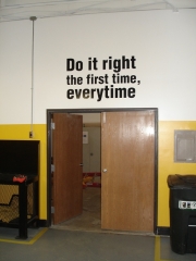 Do It Right - Wall Lettering