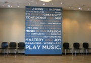 Lewis Center Music Academy Wall