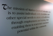 Marion Goodwill Lettering