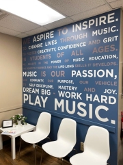 Play Music Wall Lettering
